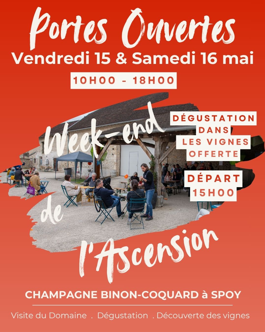 Portes ouvertes au Champagne Binon-Coquard  Spoy