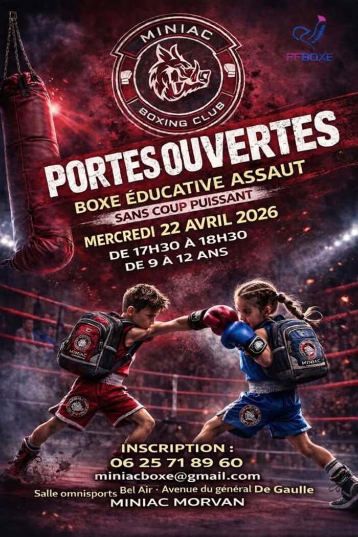 Portes ouvertes : boxe, Espace Bel-Air, Miniac-Morvan