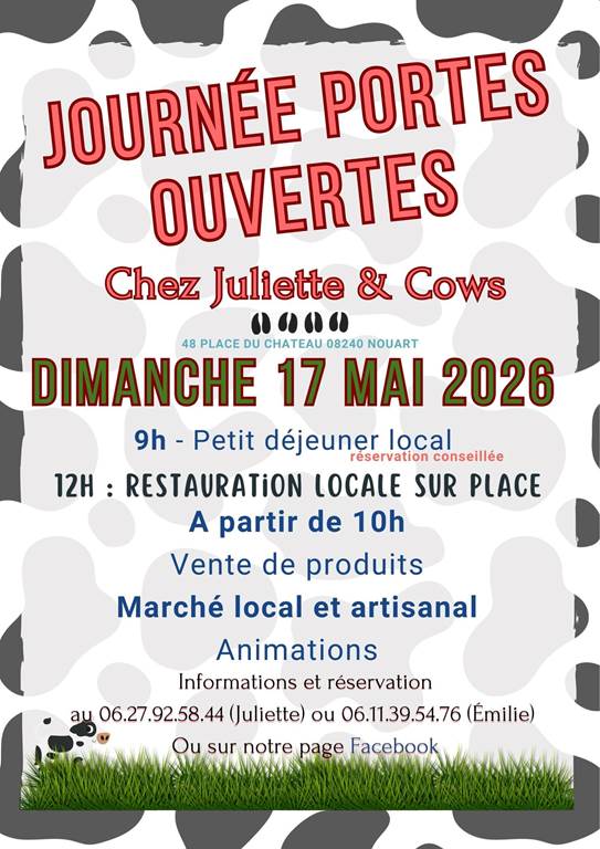 Portes ouvertes chez Juliette & Cows  Nouart
