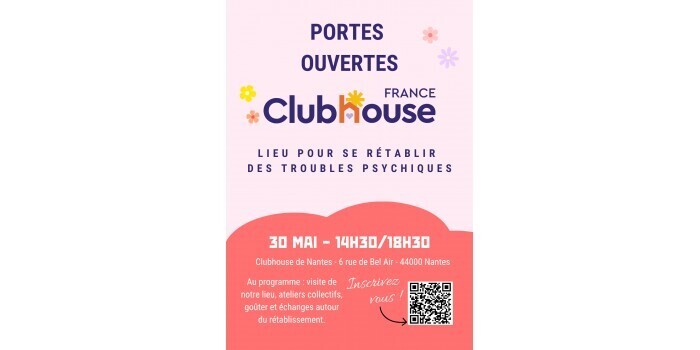 Portes ouvertes du CLubhouse – Lieu pour se rétablir de troubles psychiques Clubhouse Nantes Nantes