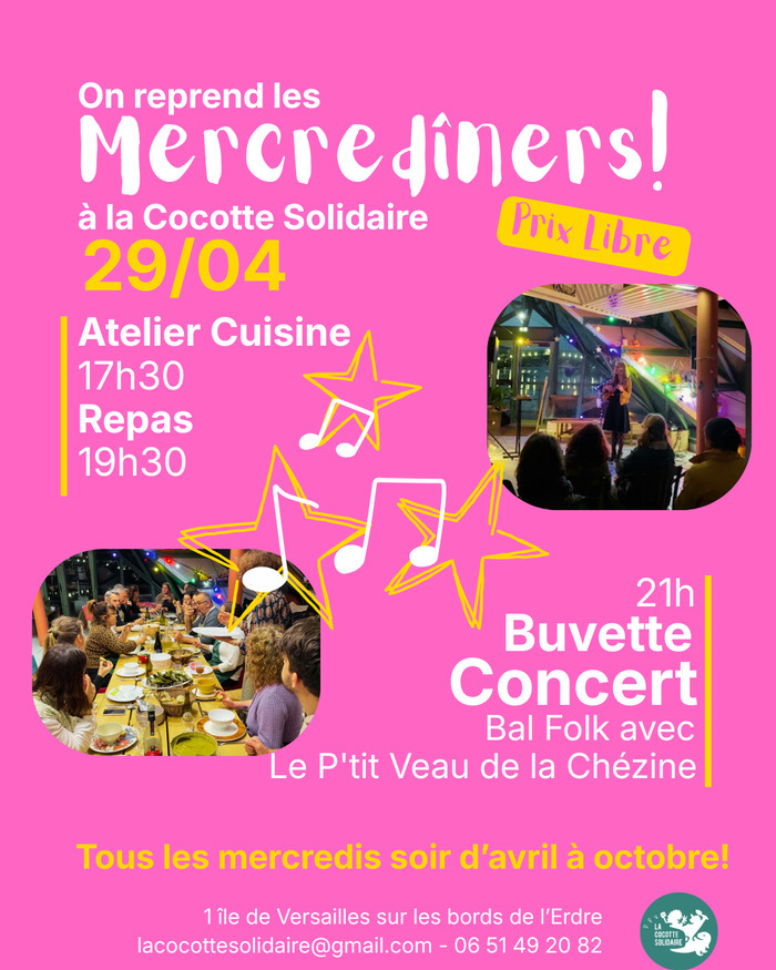 Premier Mercrediner de la saison 2026 !! La Cocotte Solidaire Nantes