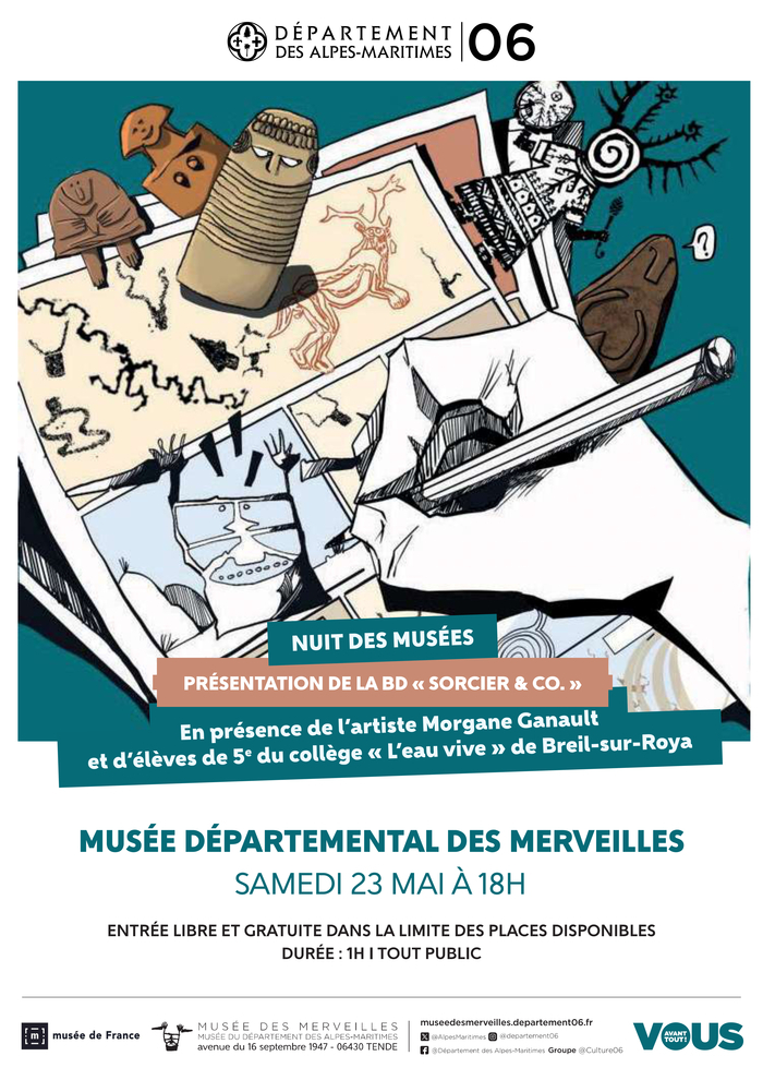 PRÉSENTATION DE LA BD « SORCIER & Co. », Musée des Merveilles, Tende