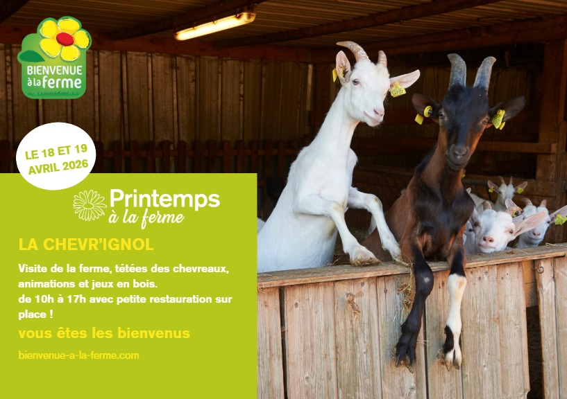 Printemps à la ferme La Chèvr&rsquo;Ignol  Ignol