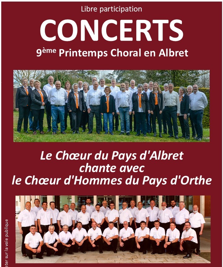 PRINTEMPS CHORAL EN ALBRET Eglise Saint Jean Baptiste Mézin 2026-05-31