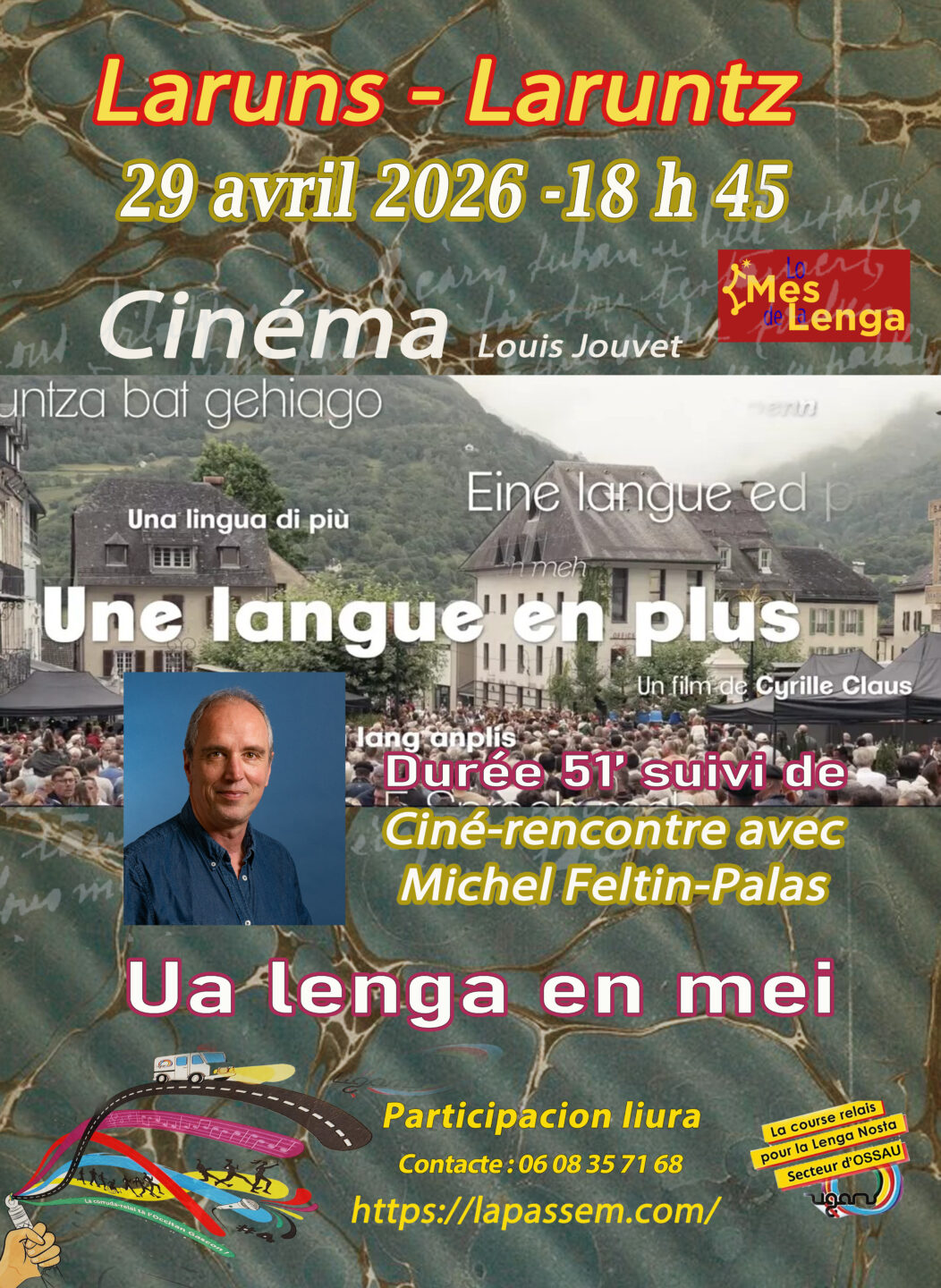 Projection du film Une langue en plus  Laruns