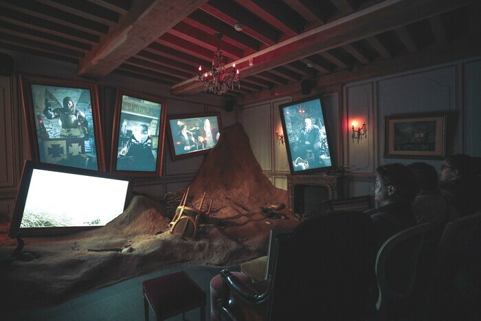 Projection : spectacle immersif « un trésor au bout du monde », Manoir du Tourp, La Hague