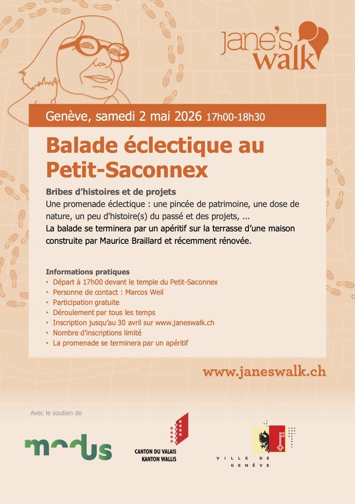 Promenade de Jane : Balade éclectique au Petit-Saconnex Place du Petit-Saconnex Genève