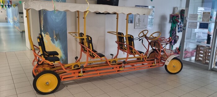 Promenade en rosalie et Challenge Vélo indoor Résidence Paul Poirier Granville