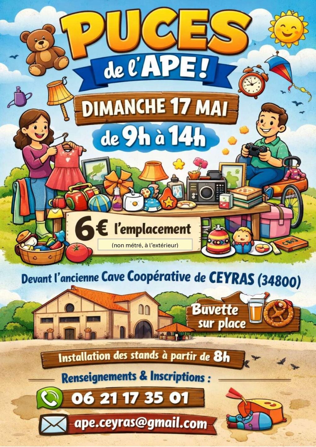 PUCES DE L&rsquo;APE  Ceyras