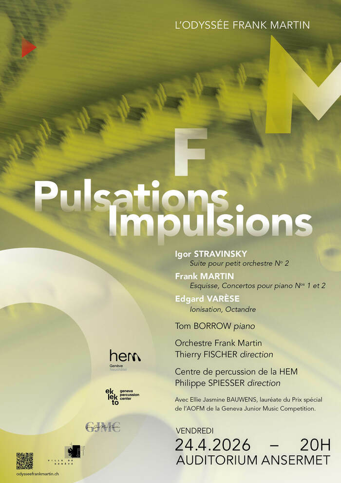 PULSATIONS/IMPULSIONS, Auditorium Ansermet, Genève