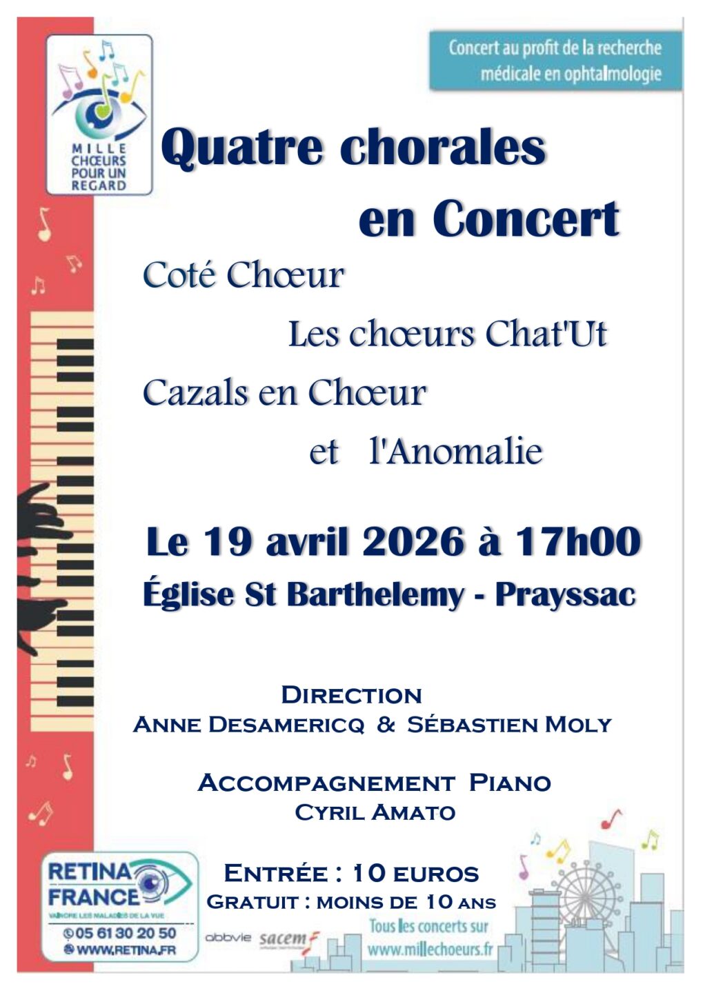 Quatre chorales en concert  Prayssac