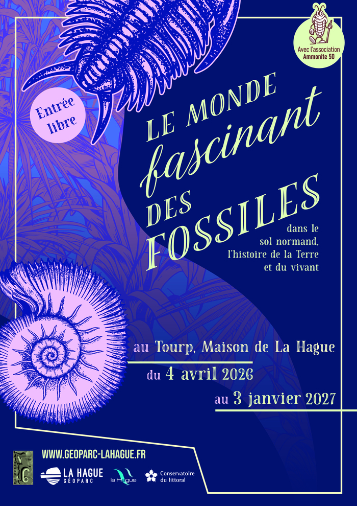 Quiz sur l'exposition : le monde fascinant des fossiles Manoir du Tourp La Hague