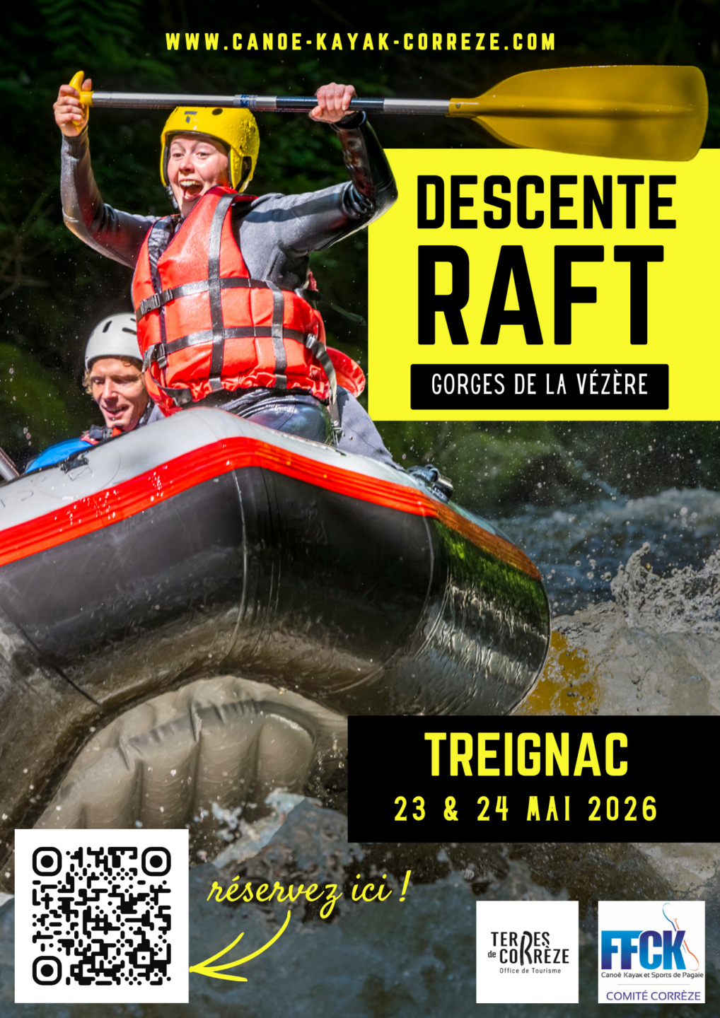 Rafting à Treignac  Treignac 2026-05-24
