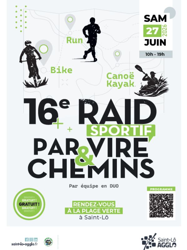 Raid sportif Par Vire et Chemins Rue de la Poterne Saint-Lô 2026-06-27