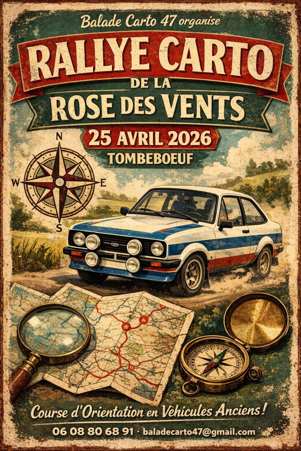 Rallye carto de la Rose des vents  Tombebœuf