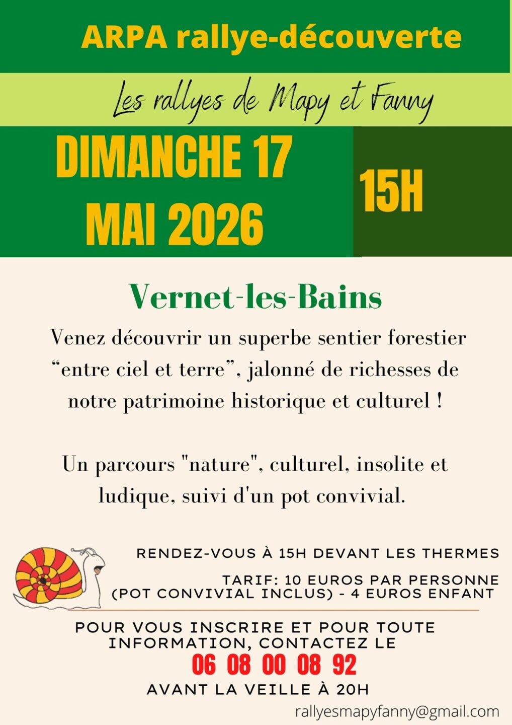 RALLYE DÉCOUVERTE ENTRE CIEL ET TERRE  Vernet-les-Bains