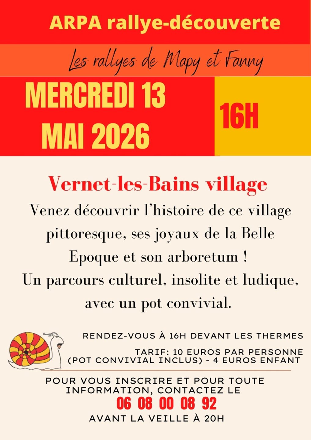 RALLYE DÉCOUVERTE  Vernet-les-Bains