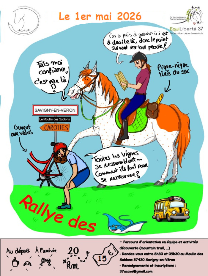 Rallye des Rébus, ACAVE, Savigny-en-Véron