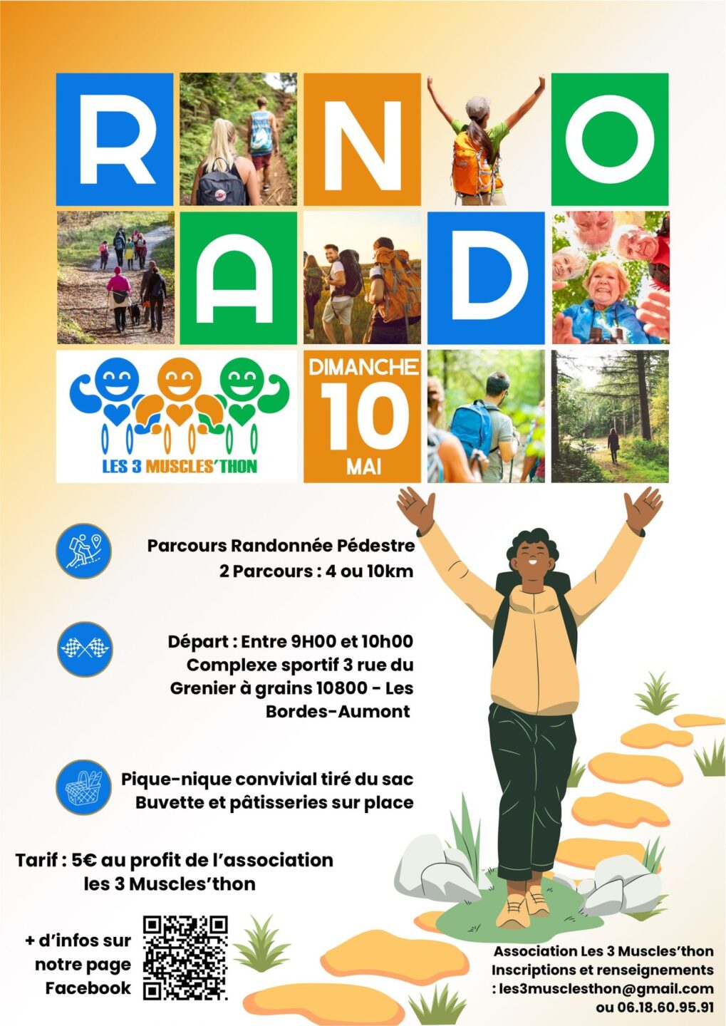 Rando Les 3 Muscles&rsquo;thon  Les Bordes-Aumont