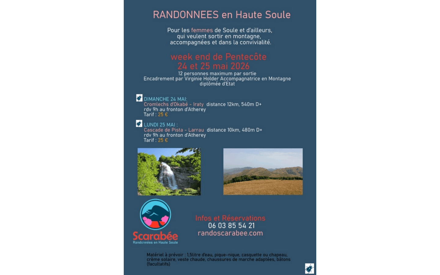 Randonnée accompagnée entre femmes Cromlech d&rsquo;Okabe  Licq-Athérey