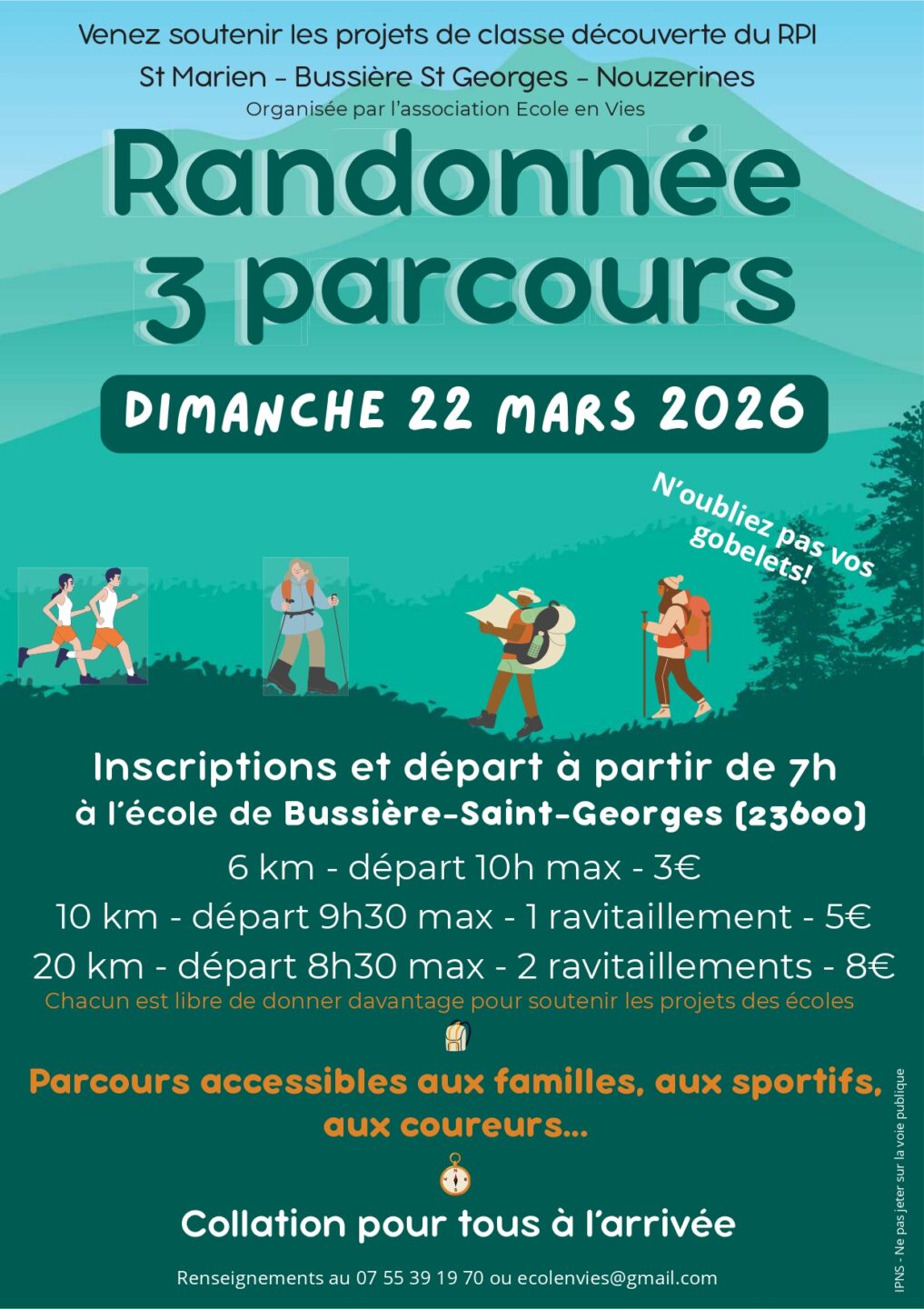 Randonnée  Bussière-Saint-Georges
