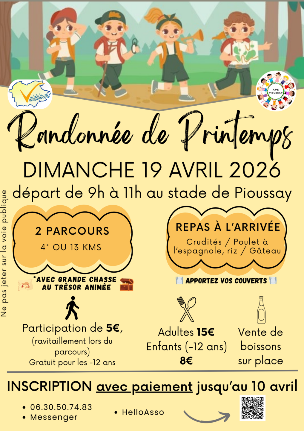 Randonnée de printemps #2 Stade Valdelaume