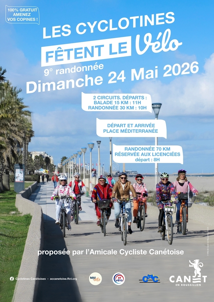 Randonnée des Cyclotines, Théâtre de la mer, Canet-en-Roussillon