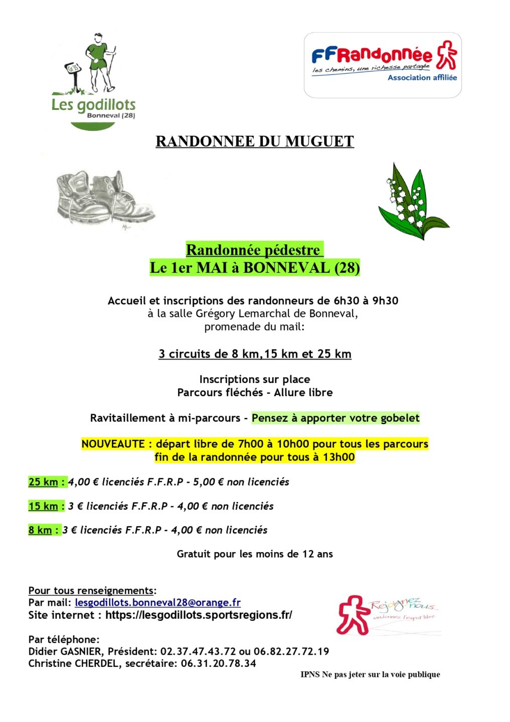 Randonnée du muguet  Bonneval