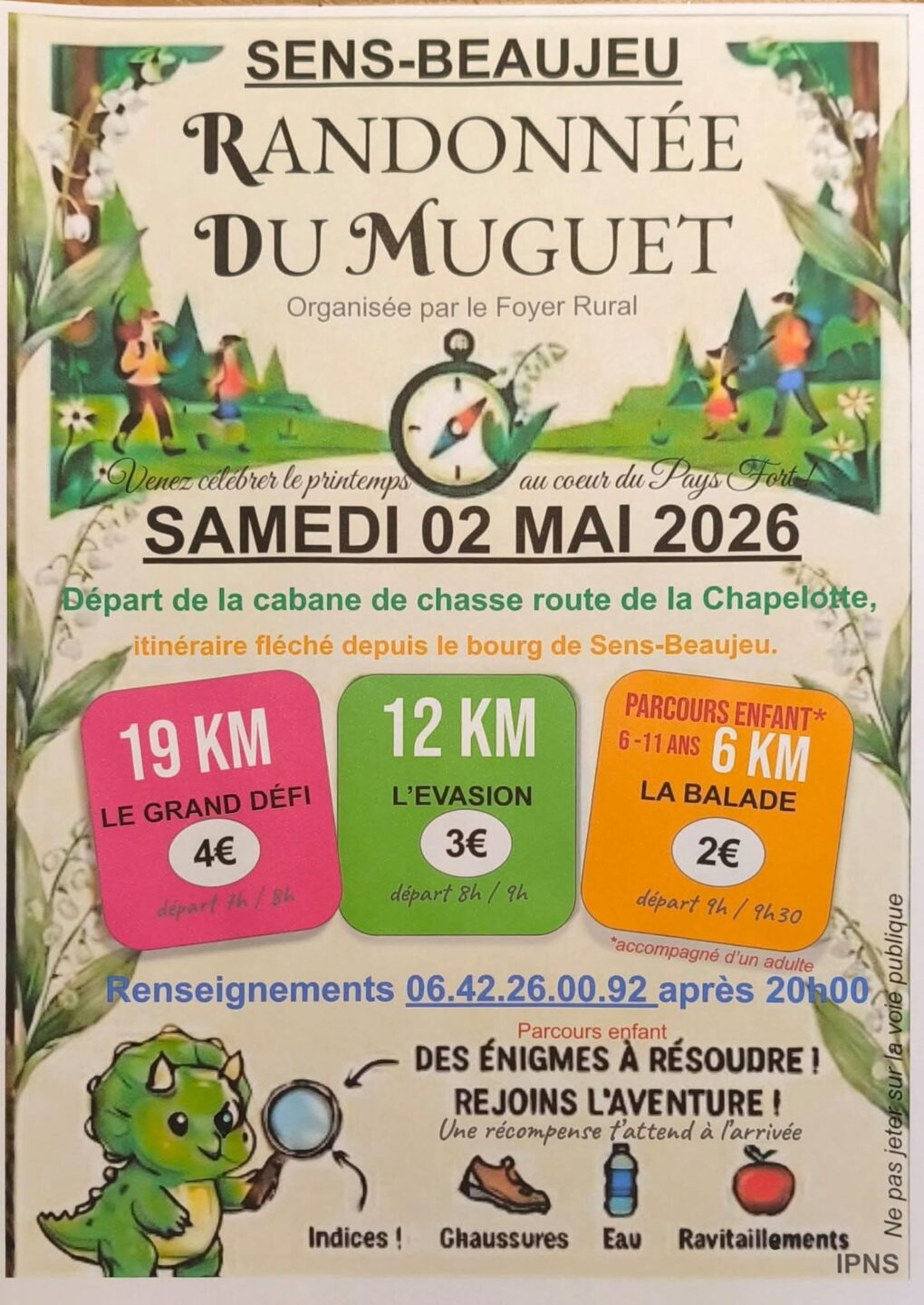 Randonnée du Muguet  Sens-Beaujeu