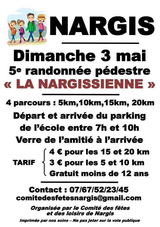 Randonnée La Nargissienne  Nargis