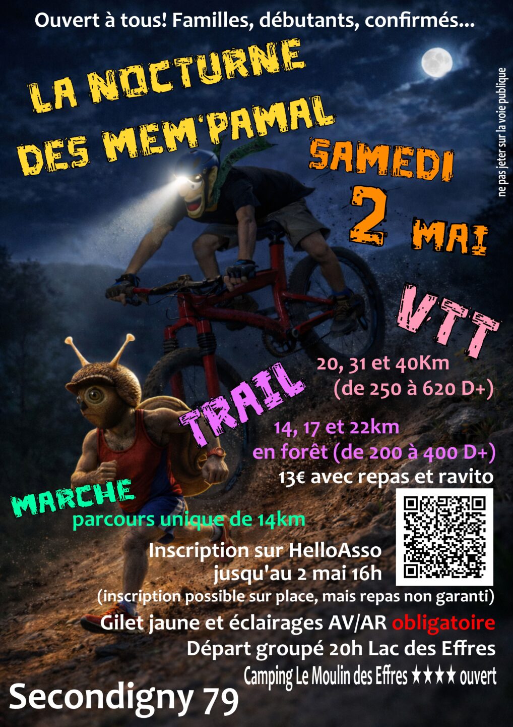 Randonnée nocturne VTT