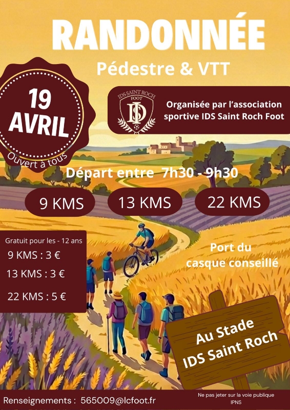 Randonnée pédestre et vtt  Ids-Saint-Roch