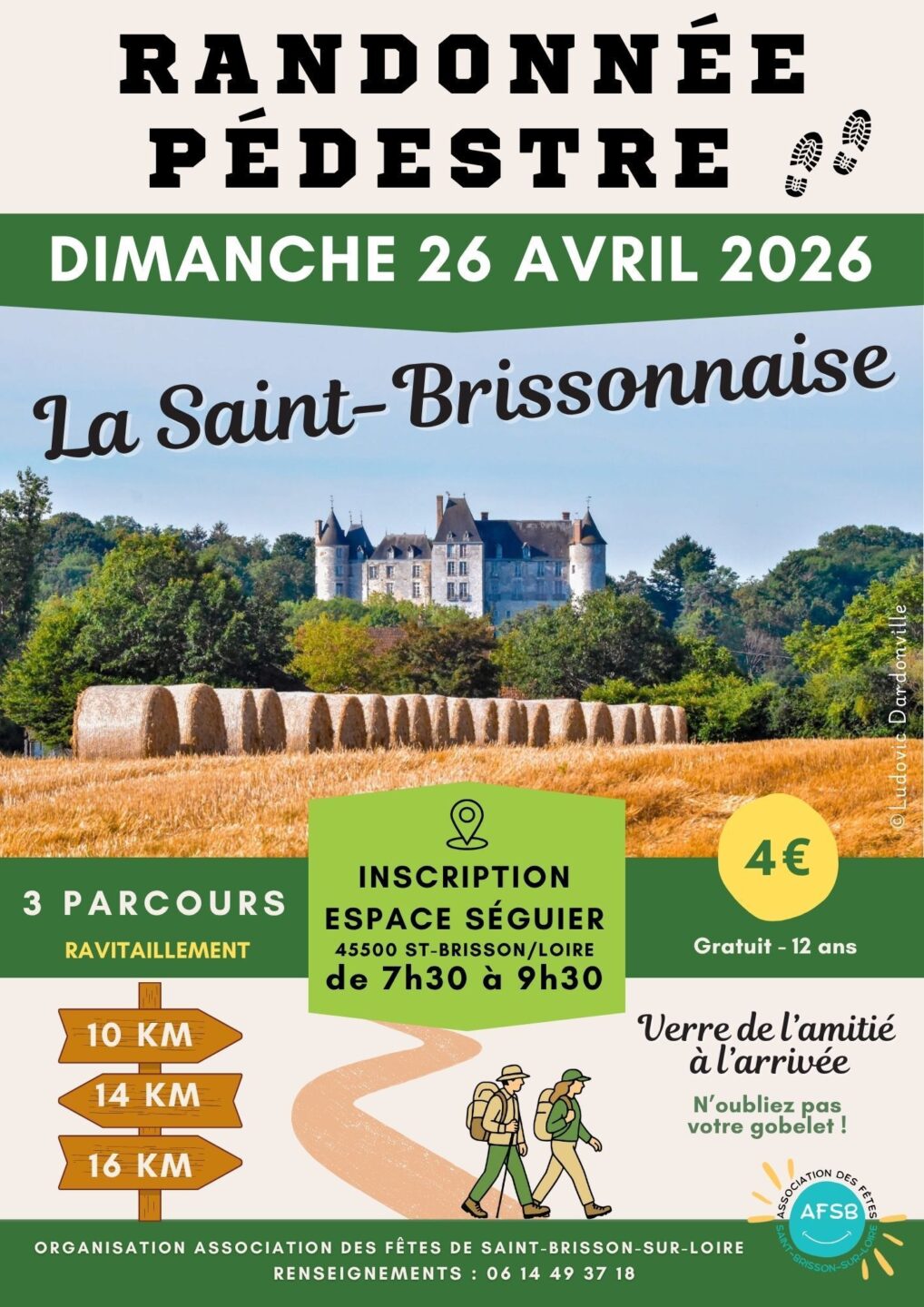 Randonnée Pédestre La Saint-Brissonnaise Rue des Ruets Saint-Brisson-sur-Loire 2026-04-26