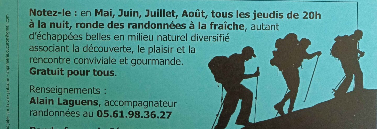 RANDONNÉE PÉDESTRE Le village Sénarens