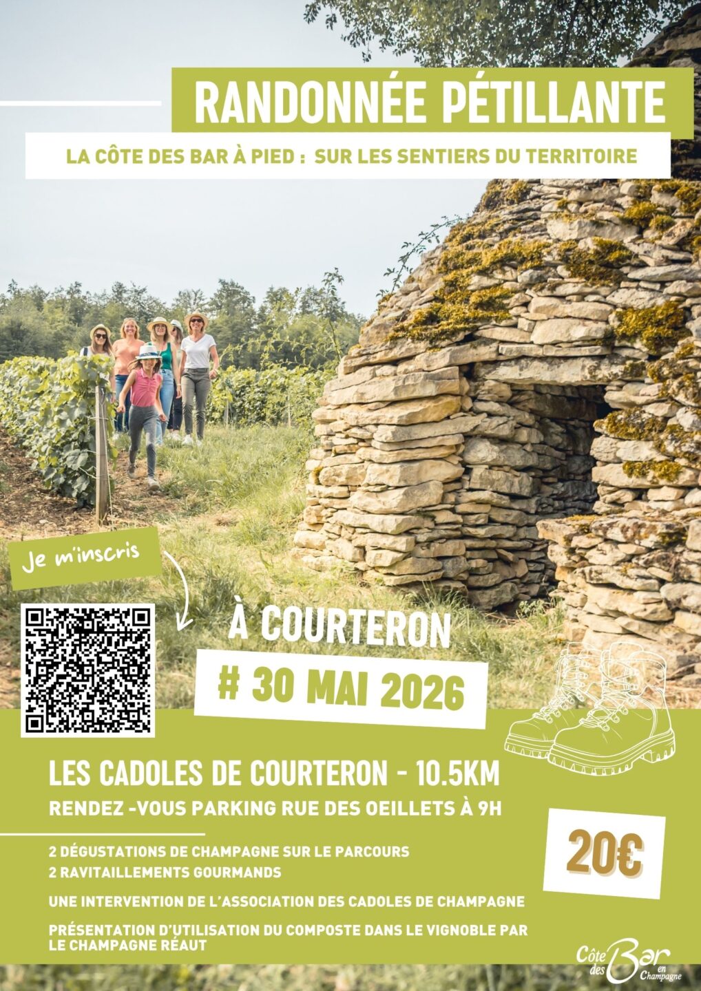 Randonnée pétillante  Courteron