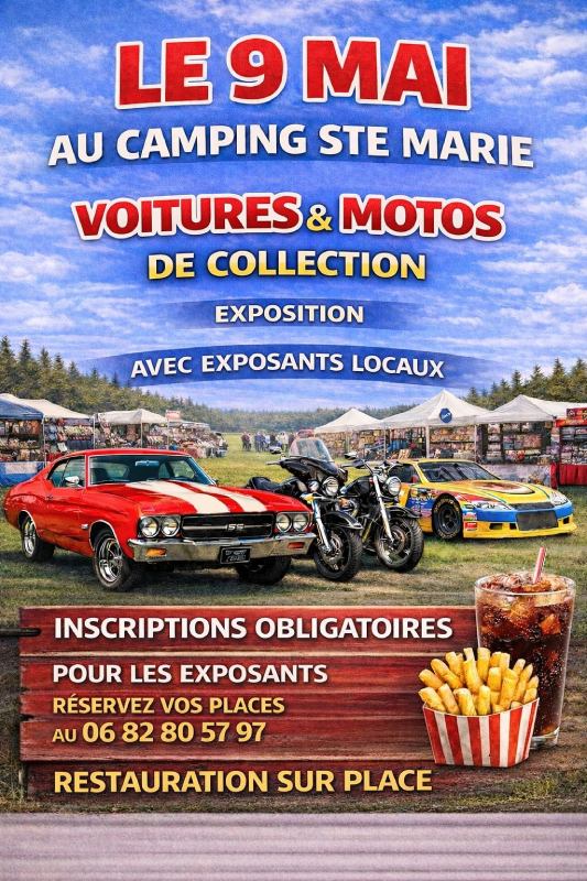 Rassemblement de voitures et motos de collection  Chaumont