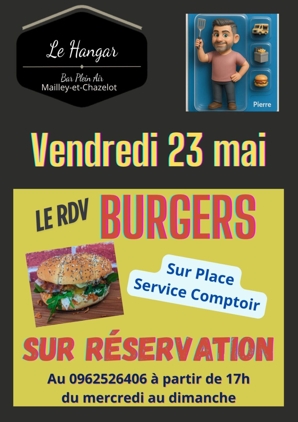 RDV Burgers Bar Le Hangar Mailley-et-Chazelot