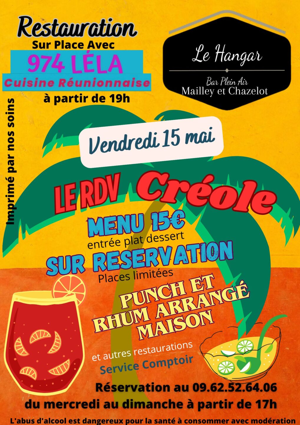 RDV Créole Bar Le Hangar Mailley-et-Chazelot