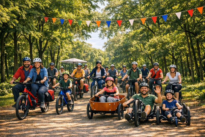 Rejoignez la Balade Inclusive – Festival Vélo In Paris, parc floral entrée exposant 26 route du Champ de Manœuvre, 75012 Paris., Paris
