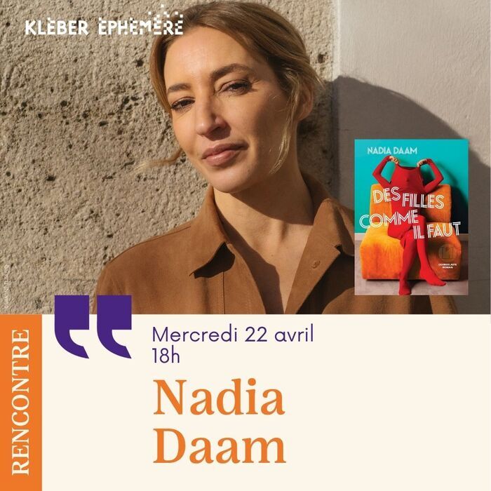 Rencontre avec Nadia Daam, Kléber Éphémère, Strasbourg