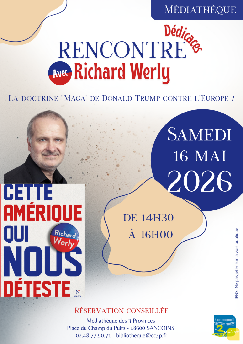 Rencontre avec Richard Werly  Sancoins