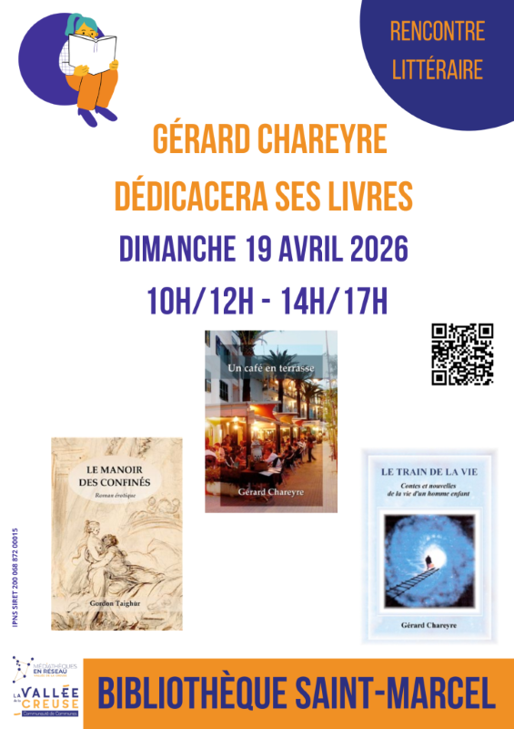 Rencontre dédicace avec un auteur  Saint-Marcel