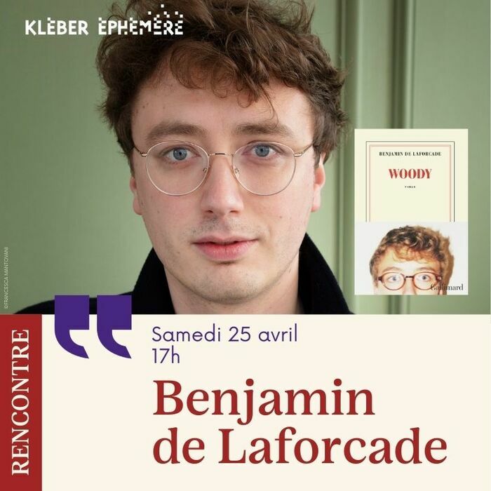Rencontre littéraire avec Benjamin de Laforcade, Kléber Éphémère, Strasbourg