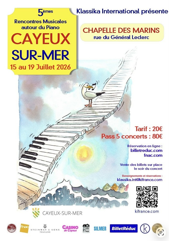 Rencontres Musicales Autour du Piano chapelle des marins Cayeux-sur-Mer