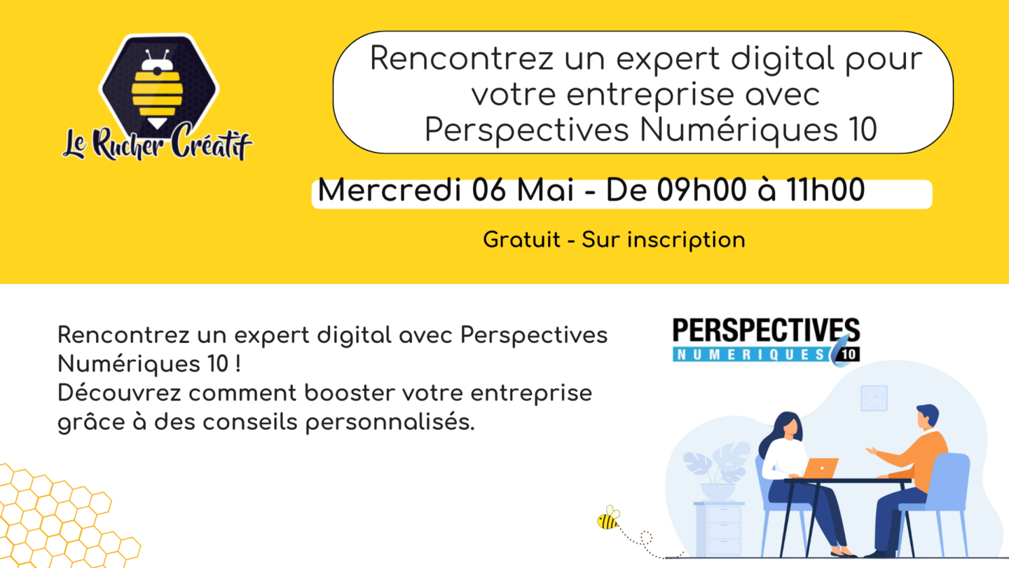 Rencontrez un expert digital pour votre entreprise avec Perspectives Numériques 10  Troyes