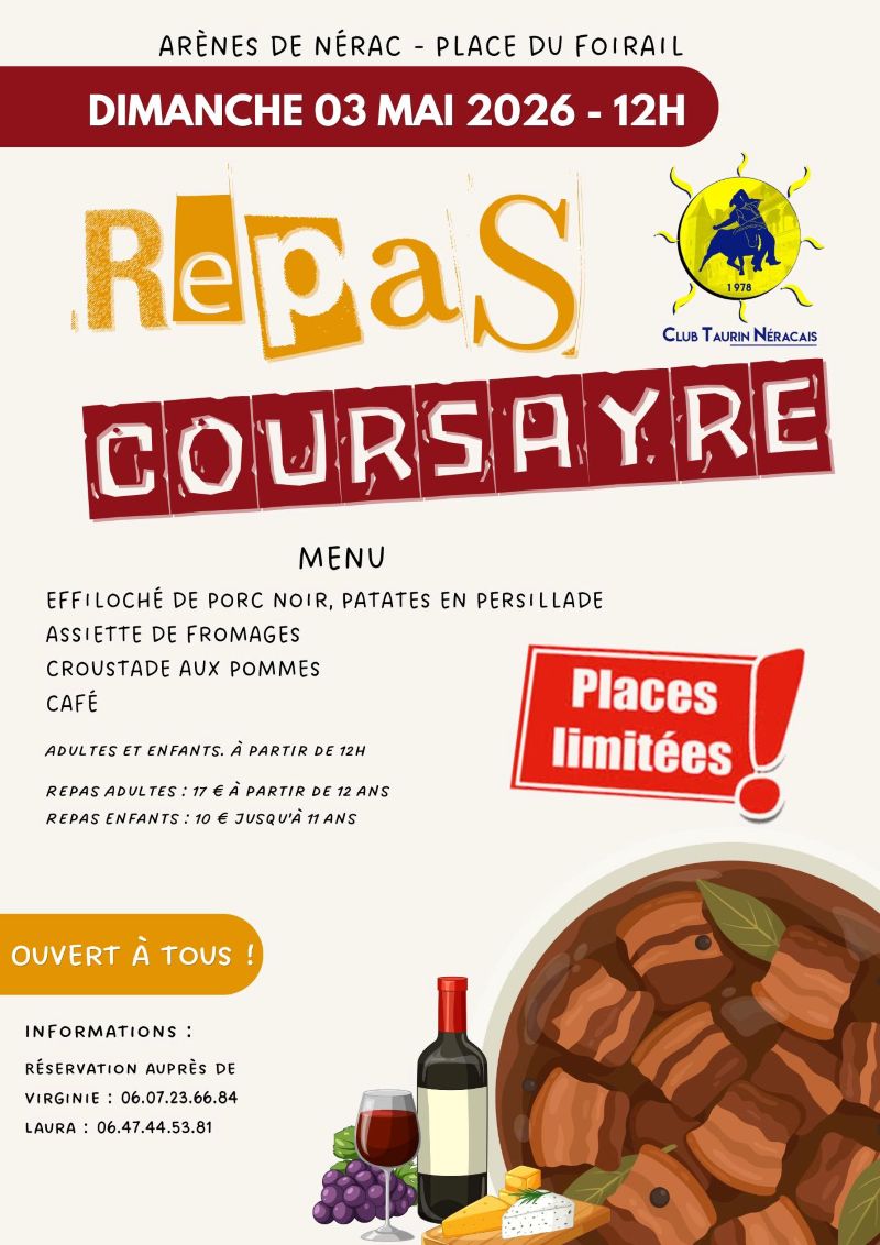 Repas Coursayre  Nérac