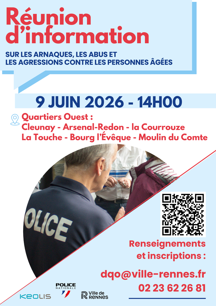 Réunion d’information Direction des Quartiers Ouest Rennes