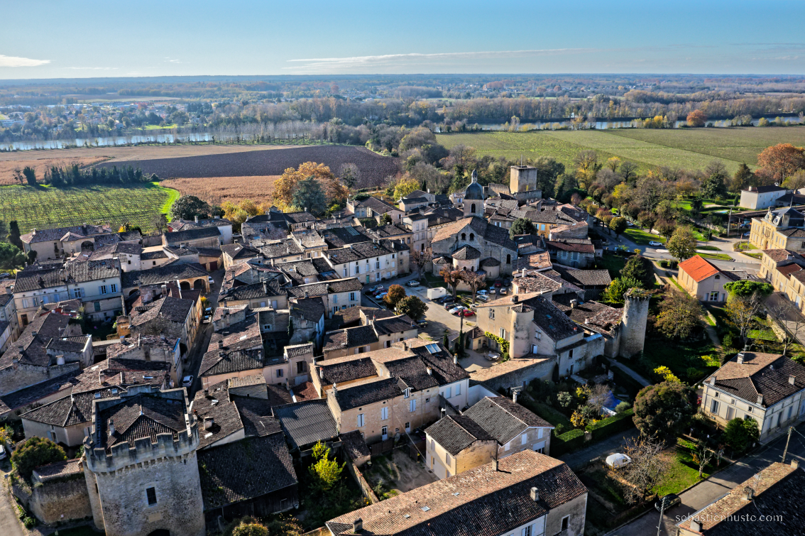 Rions, Une cité médiévale Rions Gironde