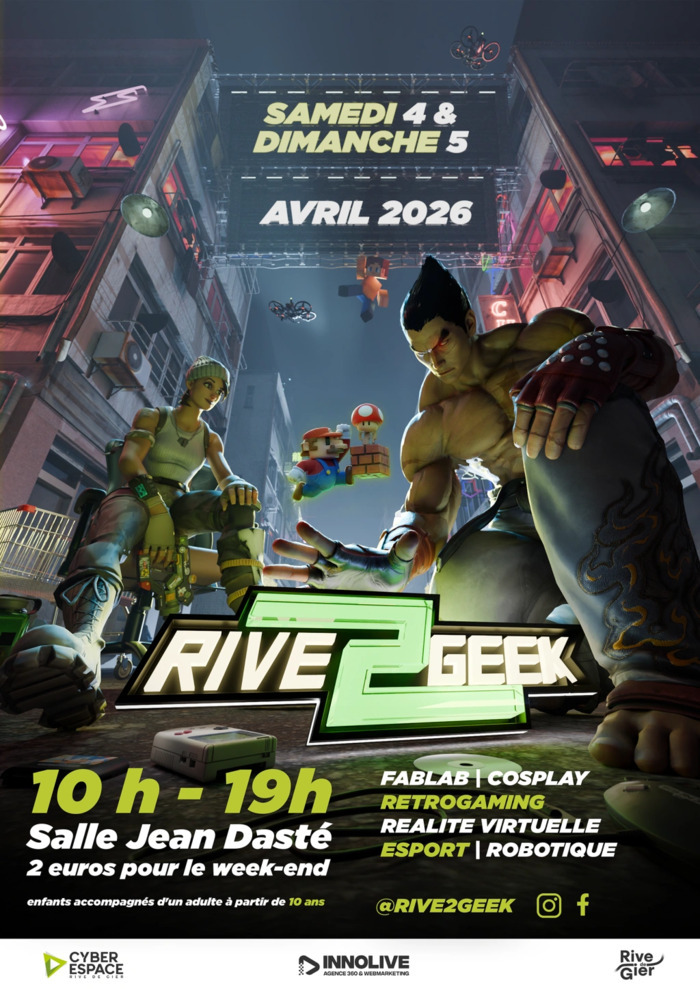 Rive2Geek 2026, Salle Jean Dasté, Rive-de-Gier