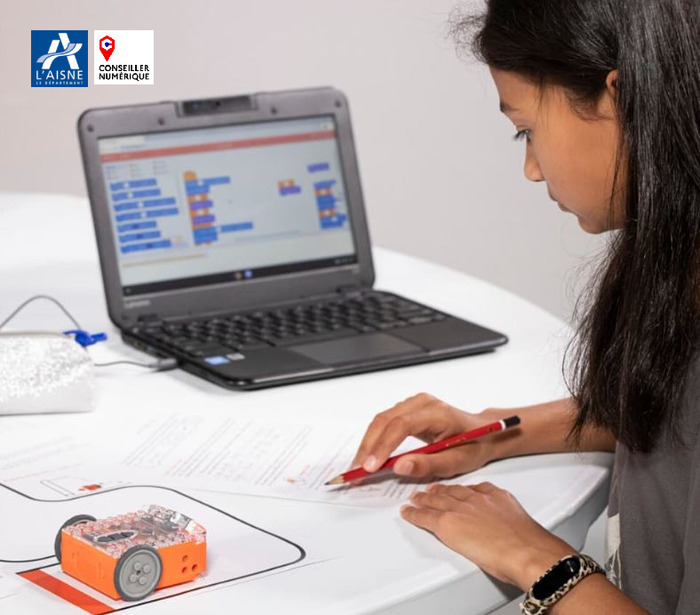 Robotique : atelier d&rsquo;initiation, Médiathèque de Bucy-le-Long, Bucy-le-Long